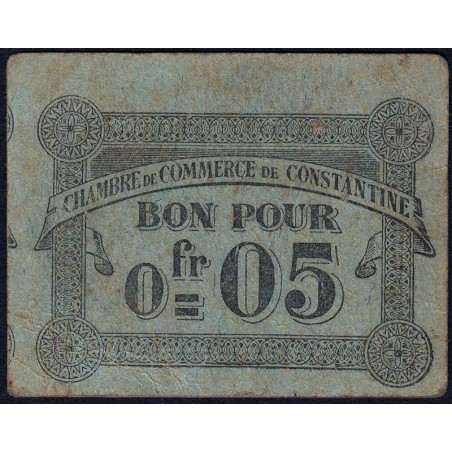 Algérie - Constantine 140-46 - 0,05 franc - 12/10/1915 - Etat : TB