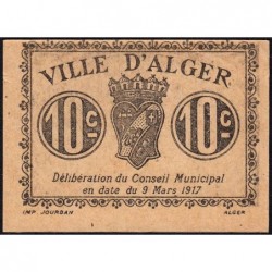 Algérie - Alger 7a - 10 centimes - 09/03/1917 - Etat : pr.NEUF