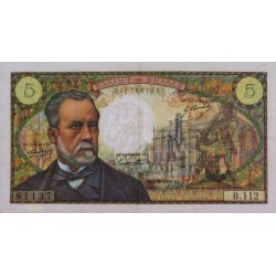 F 61-11 - 04/09/1969 - 5 francs - Pasteur - Série B.112 - Etat : TTB