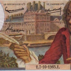 F 62-16 - 07/10/1965 - 10 francs - Voltaire - Série Y.175 - Etat : TB+