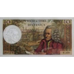 F 62-22 - 07/07/1966 - 10 francs - Voltaire - Série H.253 - Etat : SUP+