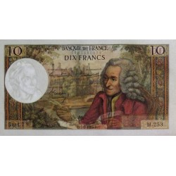 F 62-22 - 07/07/1966 - 10 francs - Voltaire - Série M.253 - Etat : SPL+