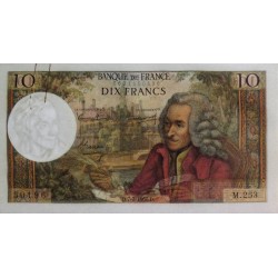 F 62-22 - 07/07/1966 - 10 francs - Voltaire - Série M.253 - Etat : SUP+