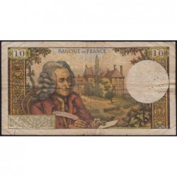 F 62-36 - 02/01/1969 - 10 francs - Voltaire - Série Y.454 - Etat : B+