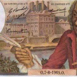 F 62-39 - 07/08/1969 - 10 francs - Voltaire - Série N.511 - Etat : SPL