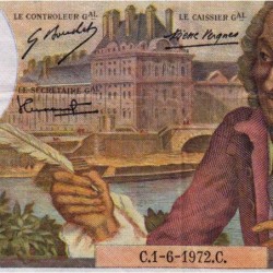 F 62-57 - 01/06/1972 - 10 francs - Voltaire - Série N.788 - Etat : TB+