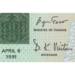 Libéria - Pick 20 - 5 dollars - Série AN - 06/04/1991 - Etat : NEUF