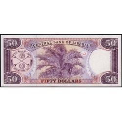 Libéria - Pick 29g - 50 dollars - Série DE - 2011 - Etat : NEUF