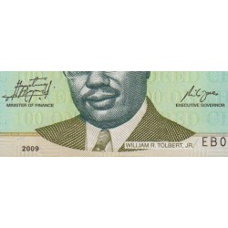 Libéria - Pick 30e - 100 dollars - Série EB - 2009 - Etat : NEUF