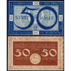 Allemagne - Notgeld - Halle-an-der-Saale - 50 pfennig - 01/05/1920 - Etat : NEUF