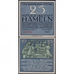 Allemagne - Notgeld - Hameln - 25 pfennig - 01/06/1921 - Etat : NEUF
