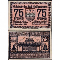 Allemagne - Notgeld - Heiligenhafen - 75 pfennig - 1921 - Etat : SPL