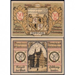 Allemagne - Notgeld - Hildburghausen - 50 pfennig - 1921 - Etat : NEUF