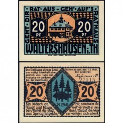 Allemagne - Notgeld - Waltershausen - 20 pfennig - 01/07/1921 - Etat : NEUF