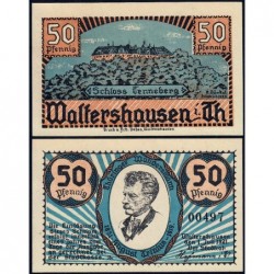 Allemagne - Notgeld - Waltershausen - 50 pfennig - 01/07/1921 - Etat : NEUF