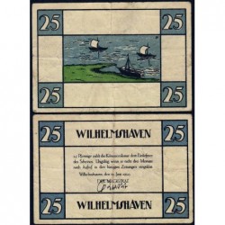 Allemagne - Notgeld - Wilhelmshaven - 25 pfennig - 10/06/1921 - Etat : TB+