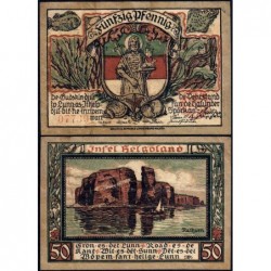 Allemagne - Notgeld - Helgoland - 50 pfennig - 04/1921 - Etat : TB+