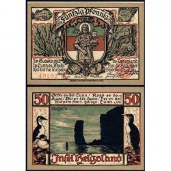 Allemagne - Notgeld - Helgoland - 50 pfennig - 04/1921 - Etat : NEUF
