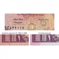 Koweit - Pick 13d_1 - 1 dinar - 1968 (1986) - Etat : B+
