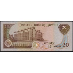Koweit - Pick 16b_2 - 20 dinars - 1968 (1990) - Etat : TTB+
