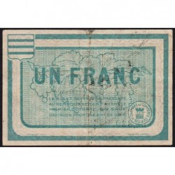 Béziers - Pirot 27-13 - 1 franc - Série L 50.34 - 09/06/1915 - Etat : TTB