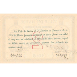 Le Havre - Pirot 68-12 - 2 francs - 1915 - Etat : SUP