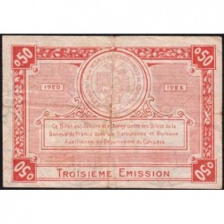 Caen & Honfleur - Pirot 34-16 - 50 centimes - Série C - 1920 - Etat : TB+