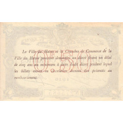 Le Havre - Pirot 68-14b - 50 centimes - 1916 - Etat : SUP+