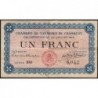 Chambéry - Pirot 44-9 - 1 franc - Série 241 - 27/07/1916 - Etat : TB+