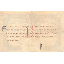Le Havre - Pirot 68-15 - 1 franc - 1916 - Etat : TTB