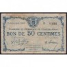 Chateauroux - Pirot 46-14 - 50 centimes - Série H - 06/01/1916 - Etat : TB-