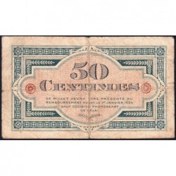 Gray & Vesoul - Pirot 62-11 - 50 centimes - Série 30 - 1919 - Etat : TB-