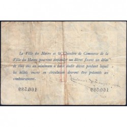 Le Havre - Pirot 68-10 - 1 franc - 1915 - Etat : TB