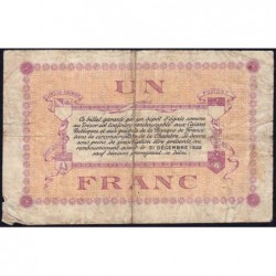 Lons-le-Saunier - Pirot 74-13 - 1 franc - Série 1183 - Sans date - Etat : B+