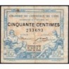 Lyon - Pirot 77-3 - 50 centimes - Sans série - 09/09/1915 - Etat : TB