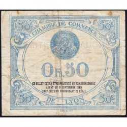 Lyon - Pirot 77-3 - 50 centimes - Sans série - 09/09/1915 - Etat : TB