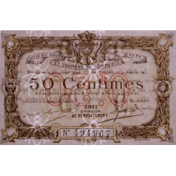 Le Havre - Pirot 68-17b - 50 centimes - 1917 - Etat : pr.NEUF
