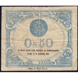 Lyon - Pirot 77-22 - 50 centimes - 17e série - 29/07/1920 - Etat : TB-