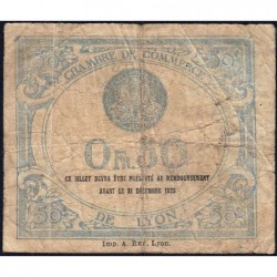 Lyon - Pirot 77-26 - 50 centimes - 26e série - 15/06/1922 - Etat : B+