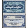 Allemagne - Notgeld - Hannover (Ch. de Comm.) - 50 pfennig - Série F - 01/03/1920 - Etat : SPL+