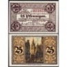 Allemagne - Notgeld - Hannover (Ch. de Comm.) - 25 pfennigen - Série J - 01/07/1921 - Etat : NEUF
