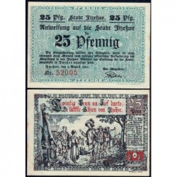 Allemagne - Notgeld - Itzehoe - 25 pfennig - 02/08/1920 - Etat : SUP+