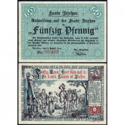 Allemagne - Notgeld - Itzehoe - 50 pfennig - 02/08/1920 - Etat : NEUF