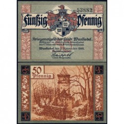 Allemagne - Notgeld - Wunsiedel - 50 pfennig - 11/11/1918 - Etat : NEUF