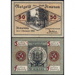 Allemagne - Notgeld - Ilmenau - 50 pfennig - 01/01/1921 - Etat : SUP