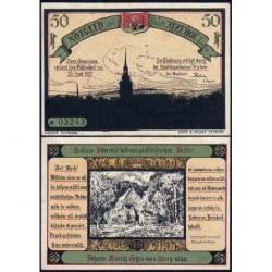 Allemagne - Notgeld - Itzehoe - 50 pfennig - 1921 - Etat : SUP+