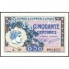 Paris - Pirot 97-31 - 50 centimes - Série A.20 - 10/03/1920 - Etat : SPL