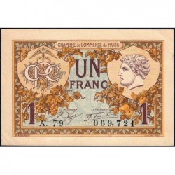 Paris - Pirot 97-36 - 1 franc - Série A.79 - 10/03/1920 - Etat : SUP