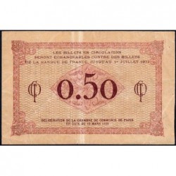 Paris - Pirot 97-10 - 50 centimes - Série H.55 - 10/03/1920 - Etat : TB-