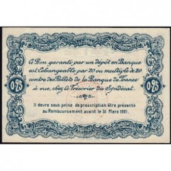 17 - Rochefort-sur-Mer - Syndicat du Commerce et de l'Industrie - 25 centimes - Sans série - Etat : SUP+